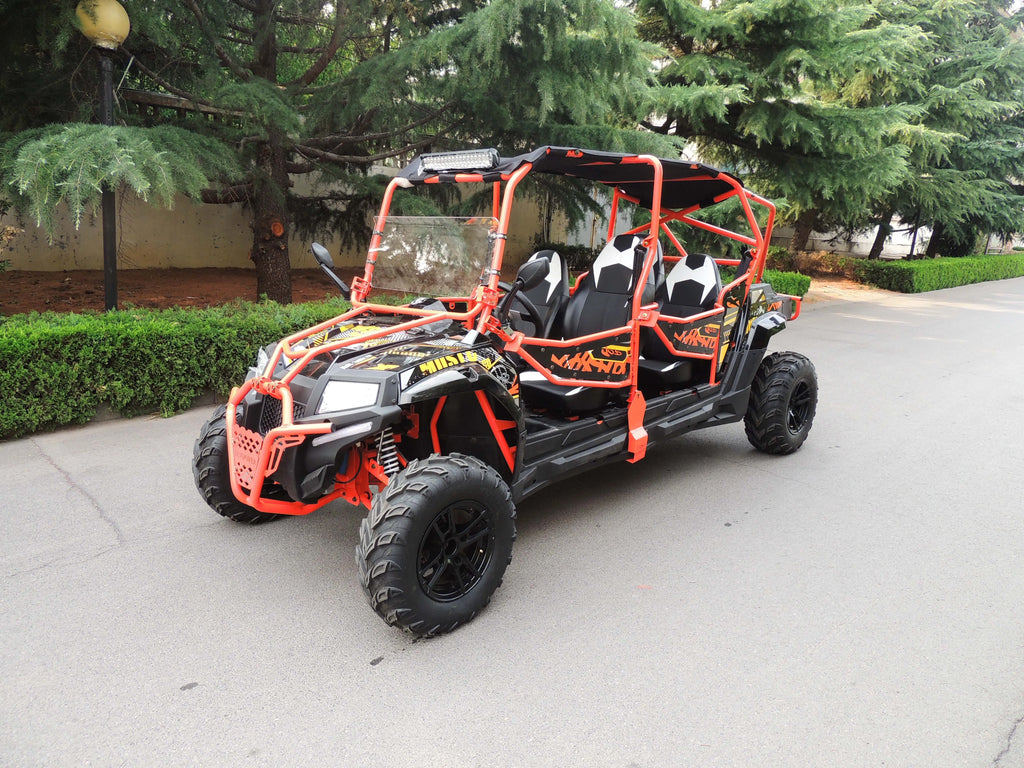 Fangpower Go Carts Gas Powered Adults Side By Side 400cc 4x2 4x4 4 Seater Quad Bike Dune Buggy Utv