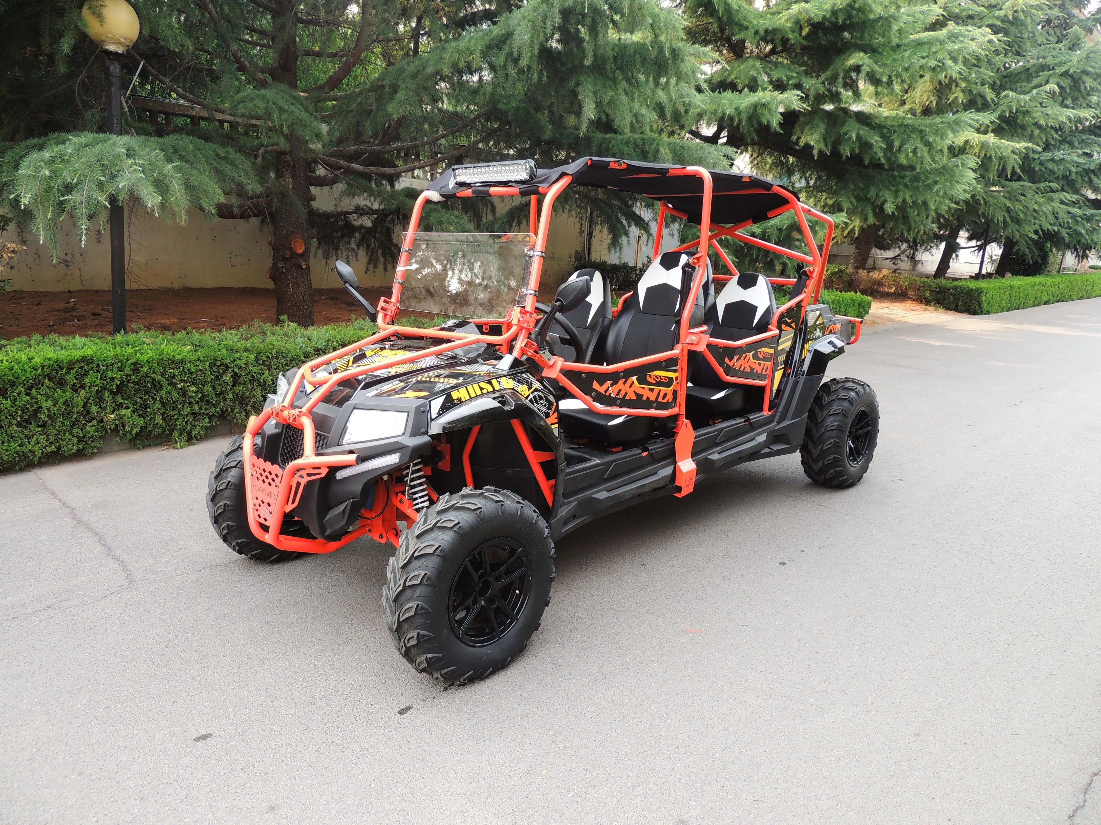 Fangpower Go Carts Gas Powered Adults Side By Side 400cc 4x2 4x4 4 Seater Quad Bike Dune Buggy Utv