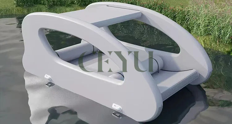 Luxury Small Electric Rigid Inflatable HouseBoat Fishing Boat Yacht Lake Dock with Motor Catamaran