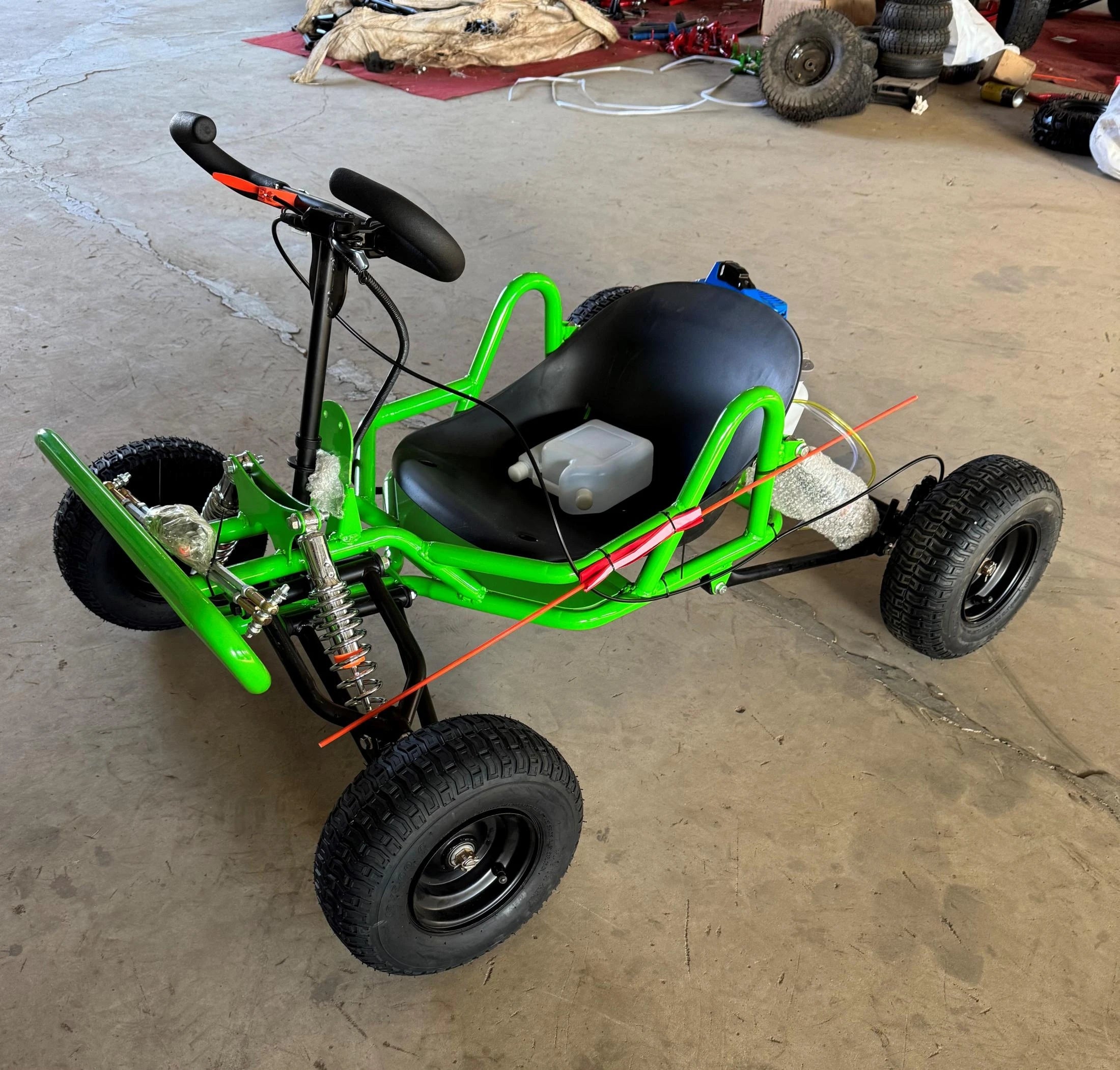 Adult Off-road Kart 90CC/212CC Gas Power Two-stroke 6inch 10inch Tire Four-wheel High-Speed 35-60km/h Mountain Go Karts