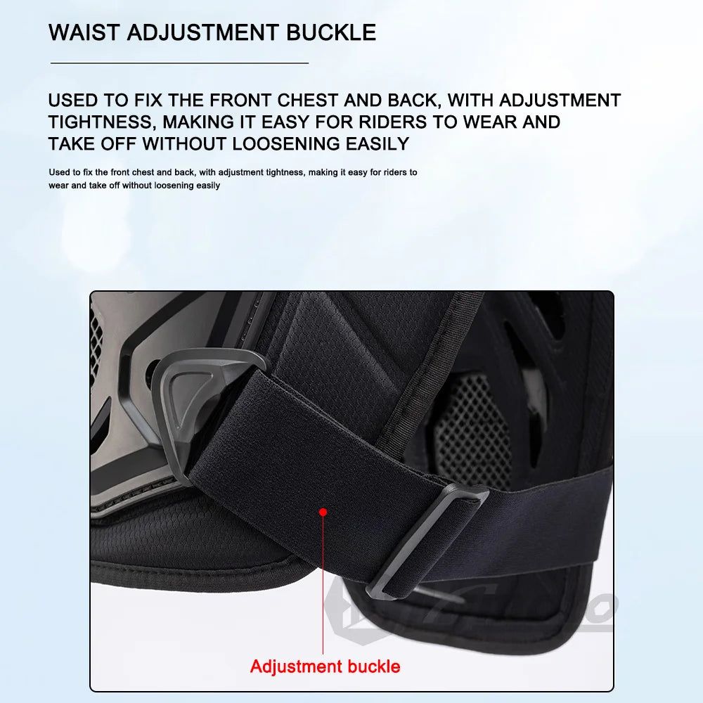Men's Motorcycle Riding Armor Vest Off-road Racing Armor Vest Anti-collision Motocross Protection Vest Dirt Bike Protection Vest