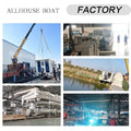 Cheap Aluminium Floating Pontoons Luxury Party Barge House Boats Seats Complete Set Pontoon Float Boat with Motor and Trailer
