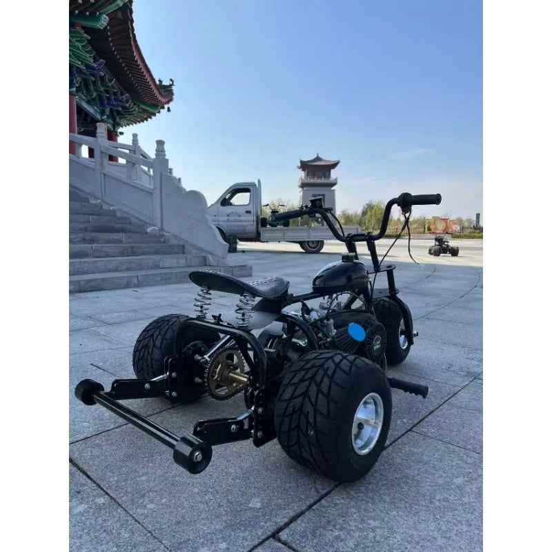 Wholesale 212cc Four-stroke Fuel Oil Off-road Gas-powered Adult Fast Mobility Mini Tricycle Retro Off-road Mini Motorcycle