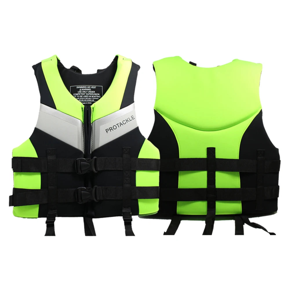 Fishing Water Ski Vest Buoyancy Boating Skiing Driving Vest Lightweight Safety Buckle Floating Foam for Surfing Sailboard Rowing