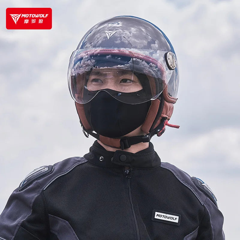 Winter Neck Warmer Thermal Motorcycle Balaclava Moto Mask Waterproof Ski Masks Windproof Elastic Fleece Face Shield