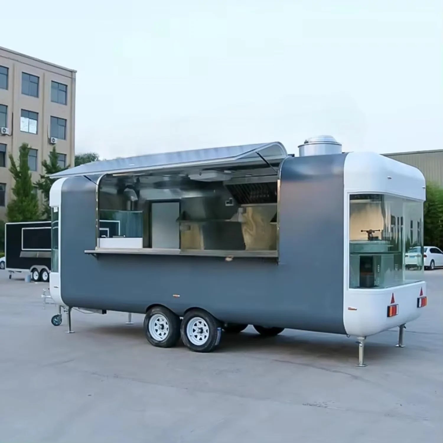 Mobile bar Station Ice Cream Push Cart Coffee Trailer Mobile Food Truck Concession Food Trailer Fully Equipped