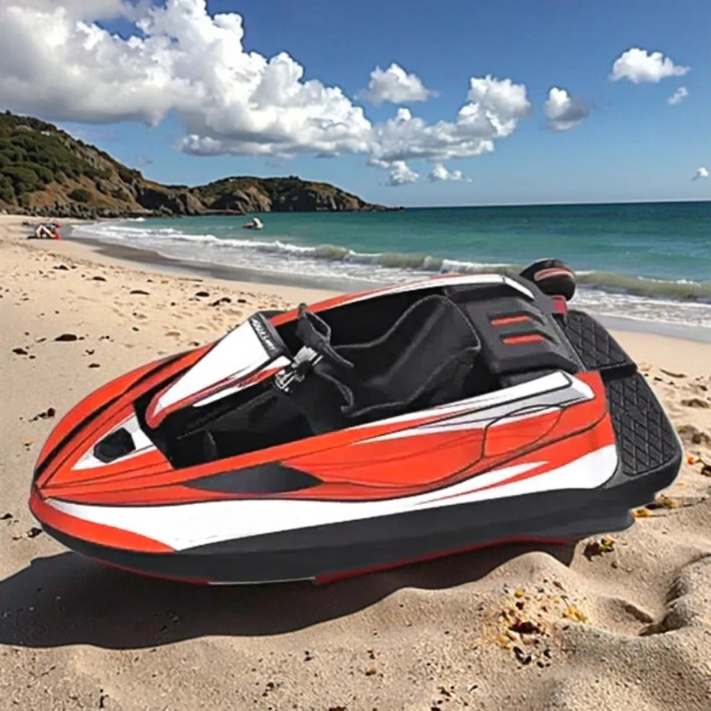High-Speed Seadoo New Fiberglass Jet Ski Electric Lithium Battery Driven Karting Boat for Water Entertainment