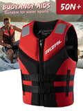 RIZAL Slim Fit Buoyancy Vest Unisex Sleeveless Buoyancy Aid for Outdoor Water Sports Kayaking Surfing Motorboat Paddle Boarding