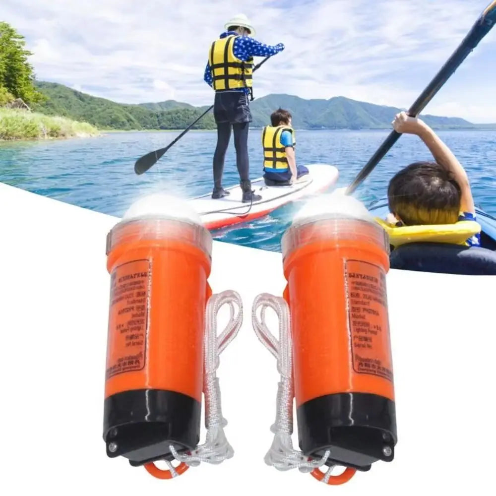 Life-saving Life Vest Light Emergency Overboard Survival Seawater Self-Lighting Light High Intensity Beam Gear Water Activated