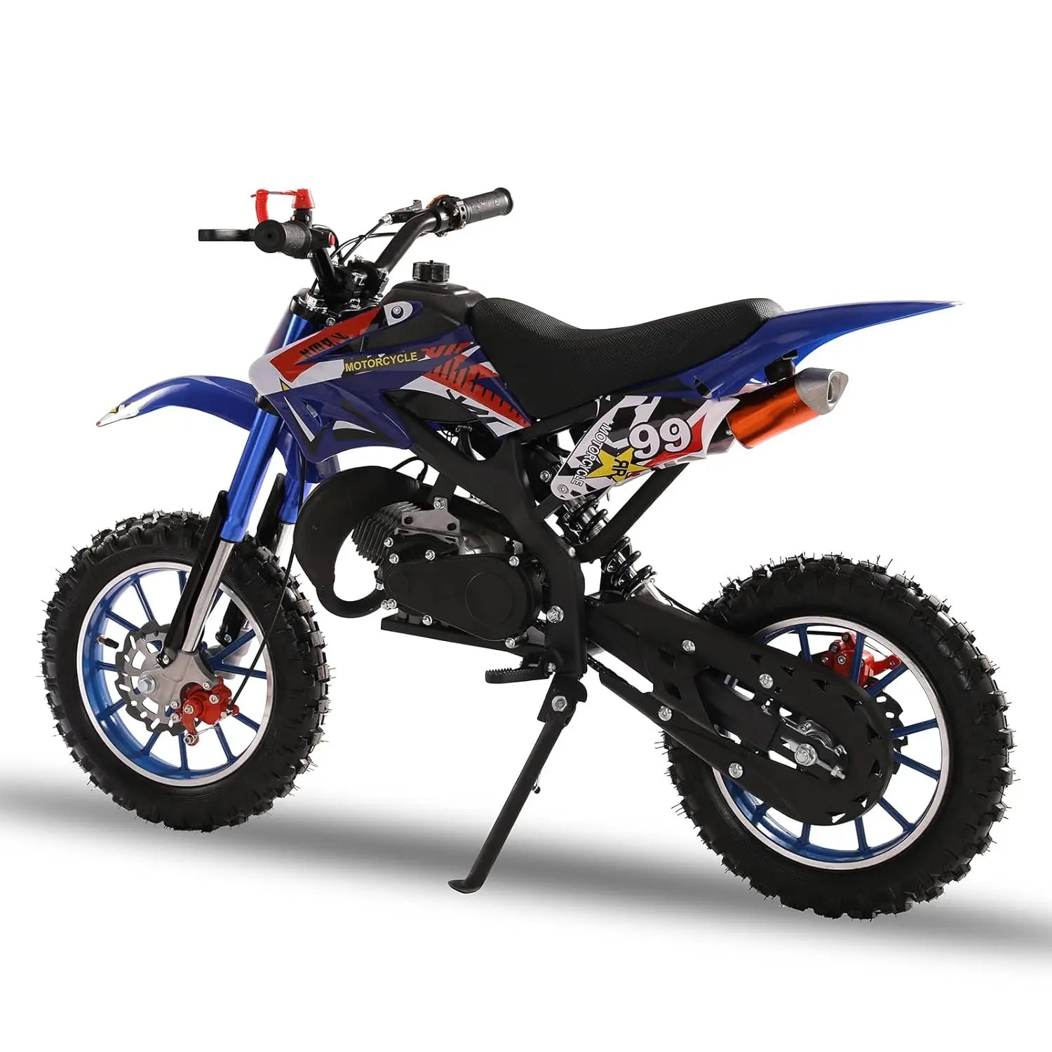 50cc Dirt Bike for Adults & Kids, Mini Bike Gas Powered Off Road Trail Bike with Speeds up to 40 MPH for Uphill and, Customized