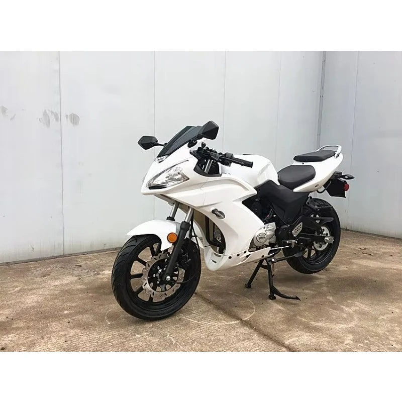 Hot Selling White Color 50cc Sport Motorcycle Adult High Quality Urban Commuting Factory Direct