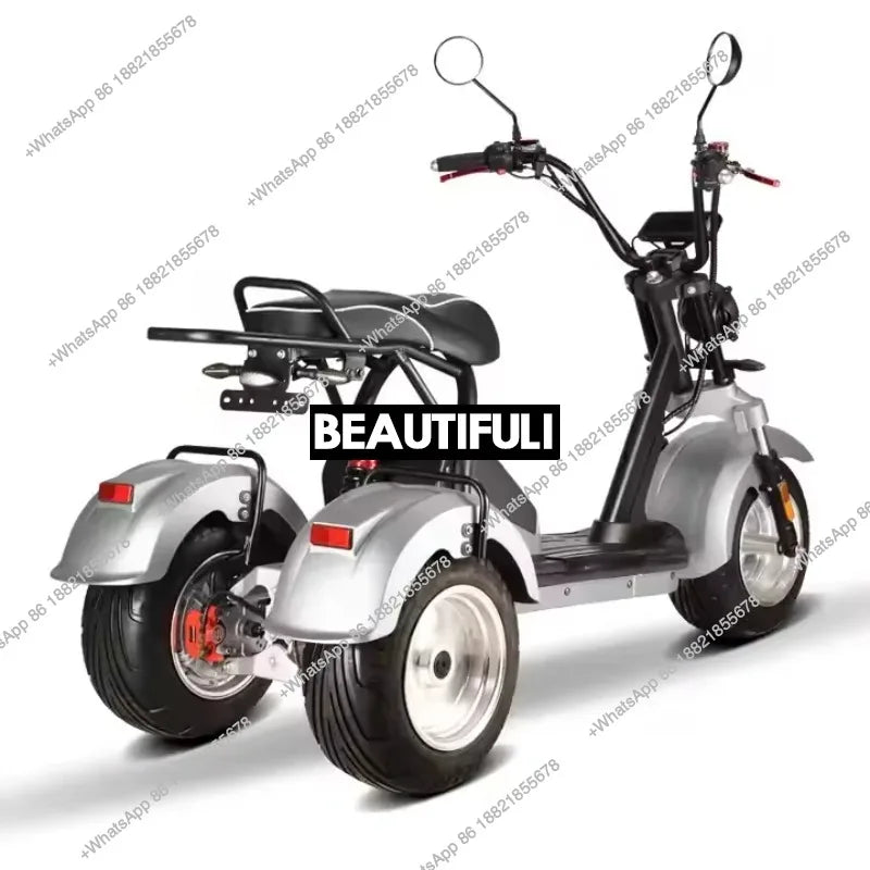 Unisex 3-Wheel Electric Tricycle Citycoco EEC Approved Electric Dirt Bike Scooter And Motorcycle 2000w Power