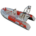 13ft 3.9m Double Model Hypalon Inflatable Boats 1.2mm Fiberglass and PVC Rib Motor Boat With Deep V Hull for Outdoor Fishing