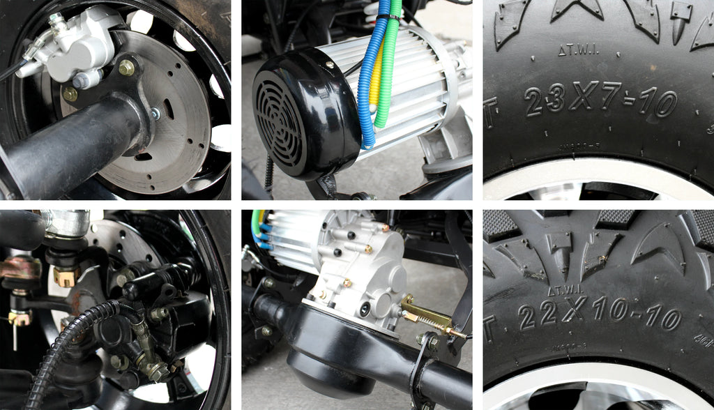Factory Latest Design Quad Bike 72V2000W Adult Pit 4*4 Off-road Electric 4 Wheeler Quadricycle