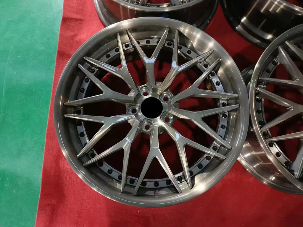 Customized Passenger Car 19X8.5 20*10.5 19 20 21 Inch Polish Wheel Rim Aluminum Alloy Forged Rim for .