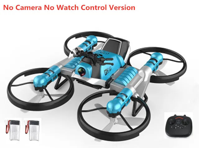 WIFI FPV uav aircraft Motorcycle 2 in 1 Deformation Drone With 4K HD Camera 3D Flip One Key Return Headless Mode RC Quadrocopter