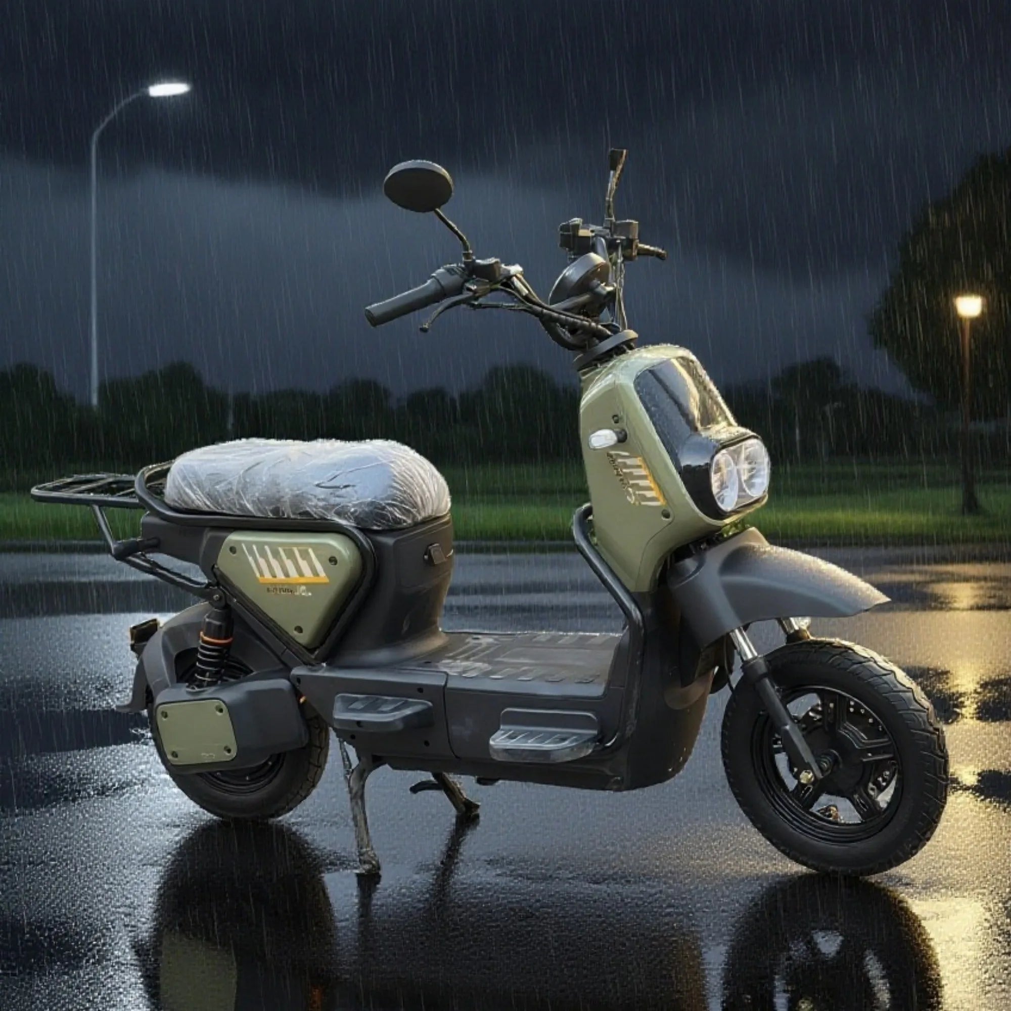 48V 500W Electric Motorcycle - 14 Inch Tire Adult Street Legal E-Motorcycle with High Efficiency Battery & Durable Design