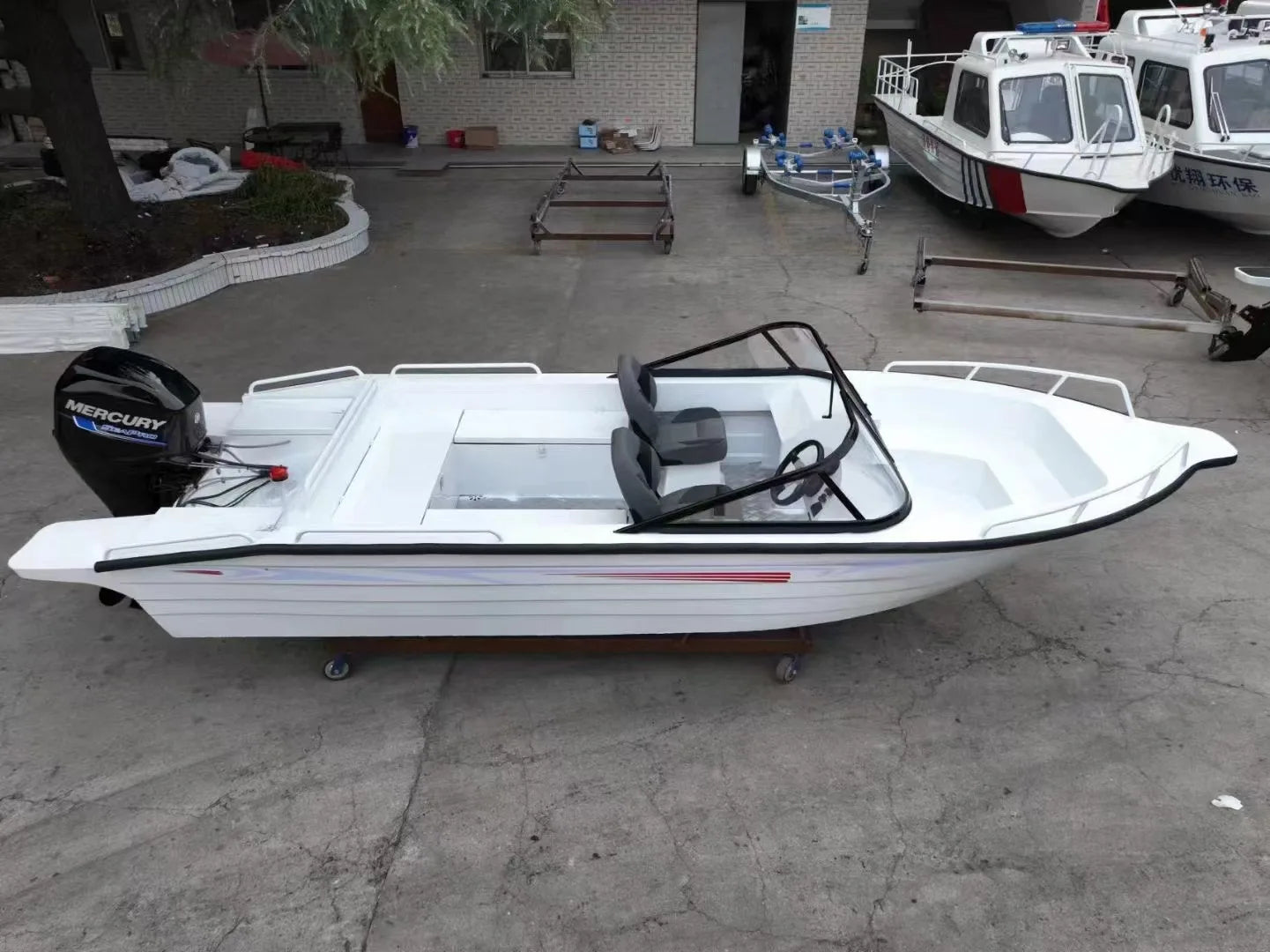 Flat Aluminum Sea Boat Alloy Boat Speed Boat for Fishing