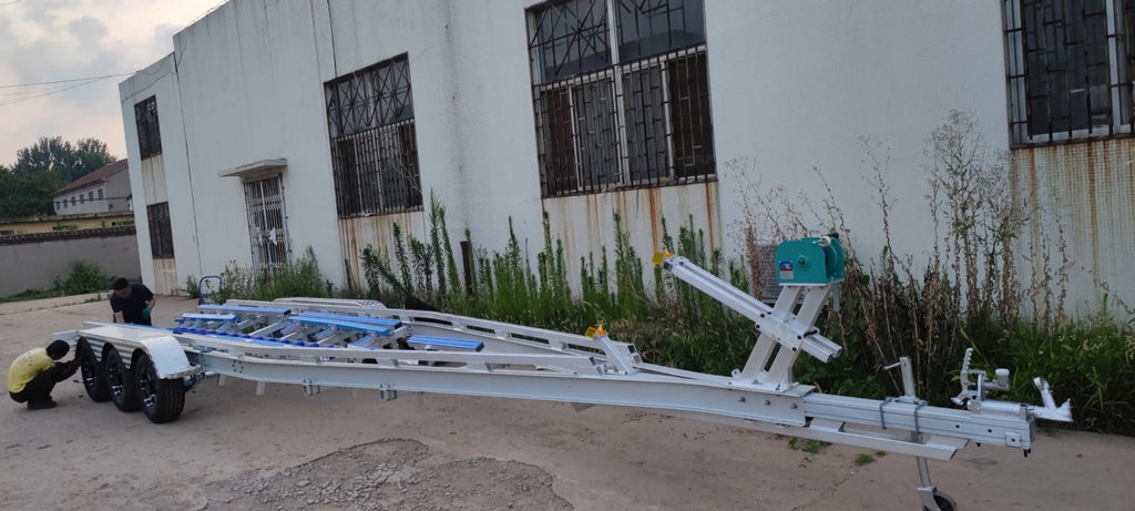 10.6m Poly Bunks Aluminum 5 Ton Heavy Duty Boat Trailer