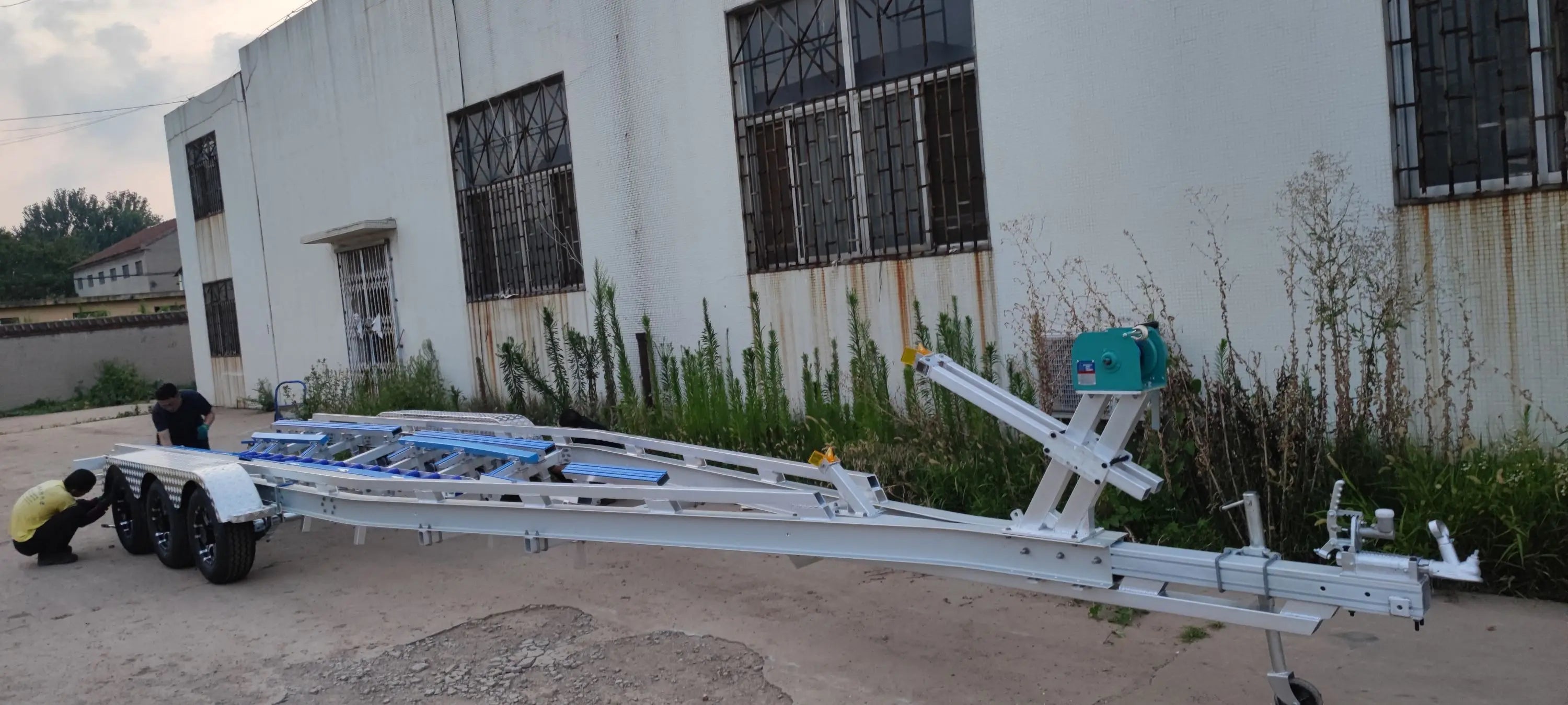 10.6m Poly Bunks Aluminum 5 Ton Heavy Duty Boat Trailer