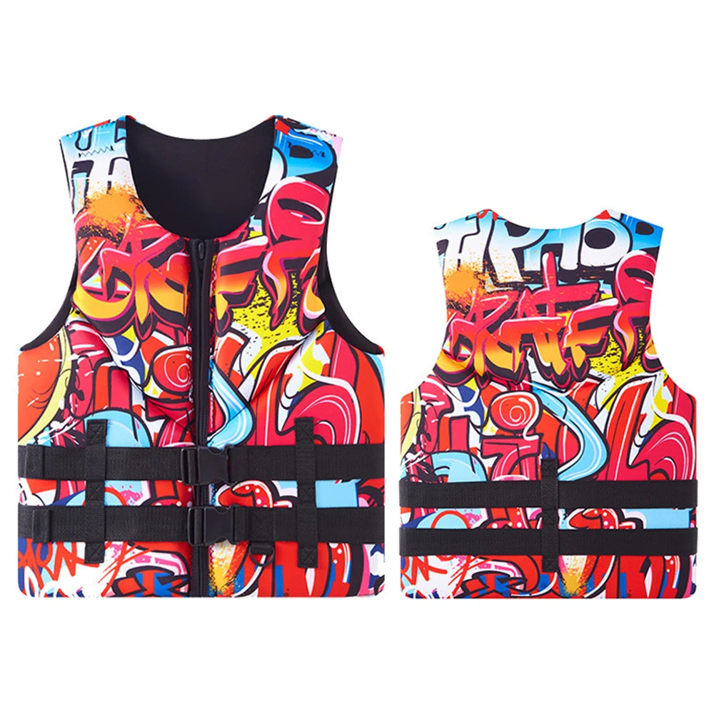 Super Buoyancy Life Vest Kayak KiteSurf Jet Motorboats Raft Rescue Swimming Drifting Boat Wakeboard Fishing Life Jackets