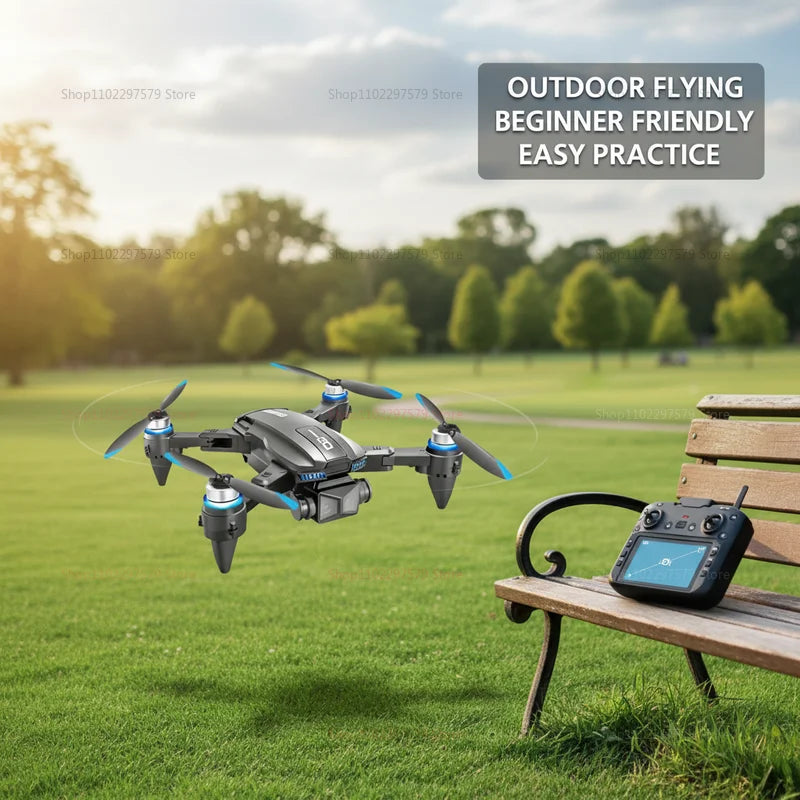 NEW 8K Dual Camera RC Drone with Obstacle Avoidance for Aerial Photography HD Quadcopter Remote Control Toys for Boy Girl Adults