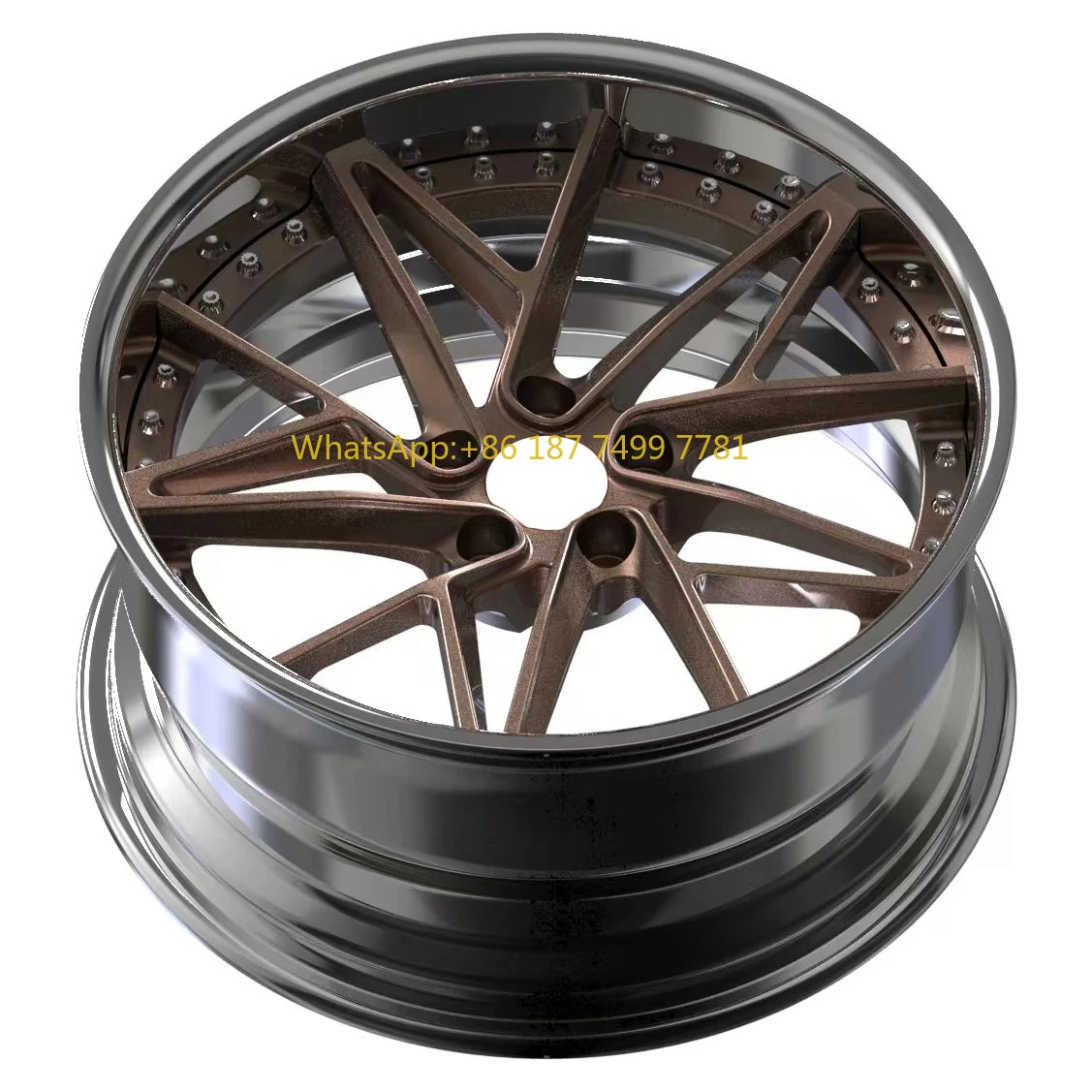 5X130 5X120 17 18 19 20 Inch Racing Sporting Deep Lip 2 3 Piece Luxury Aluminum Forged Car Rims