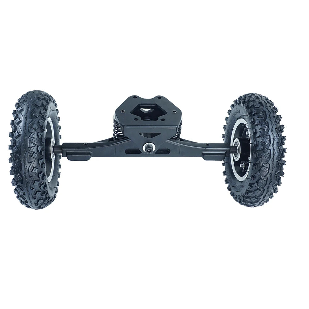 Skateboard Wheels with trucks 16.5"truck With 8'' Pneumatic All Terrain Mountain Wheels and two belt for DIY off road board/ESK8