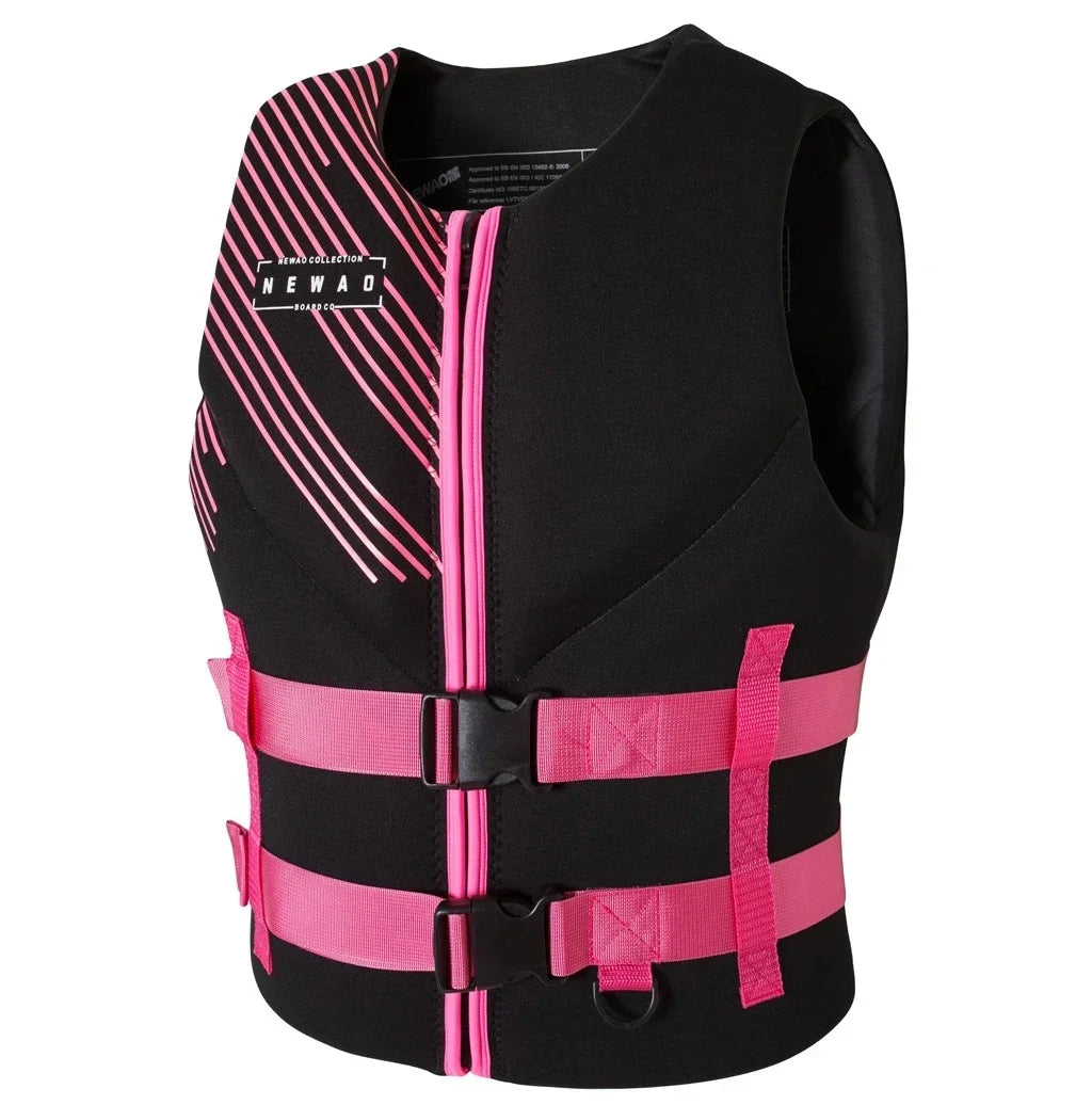 Neoprene Adult Life Jacket Buoyancy Vest Men and Women Water Sports Fishing Surf Swimming Buoyancy Life Jacket Safety Vest