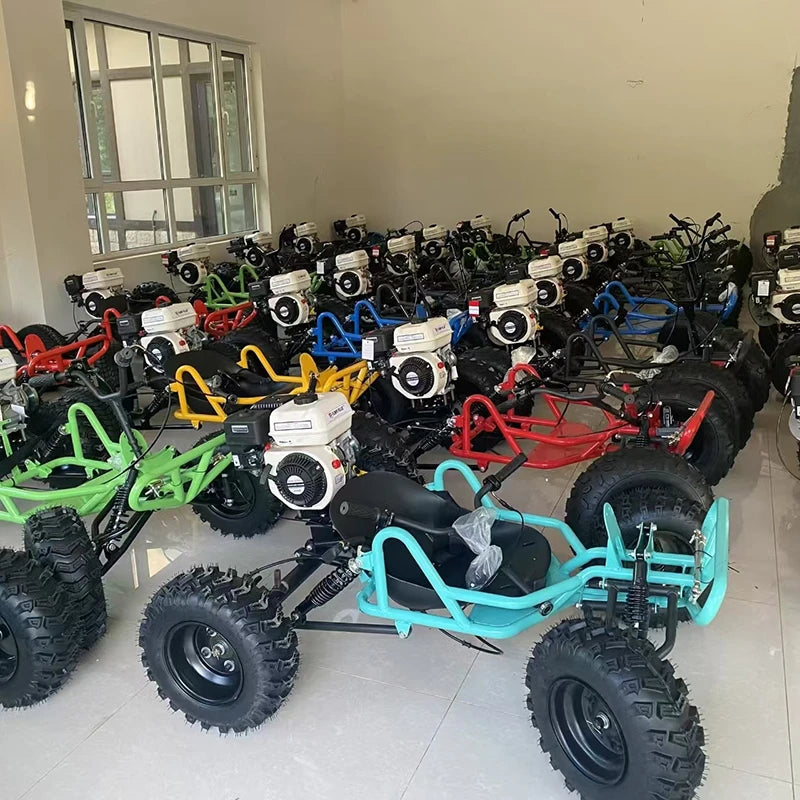 Factory Direct New 212CC Gas Pedal Go Kart All-Terrain Beach Drifting Bike with Four-Stroke Engine Speed for Outdoor Adventures