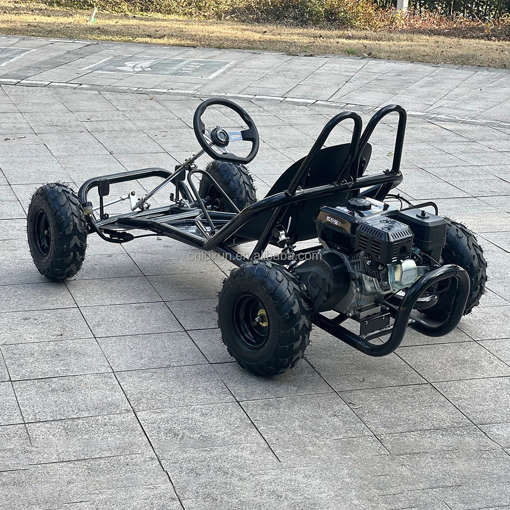 Wholesale Price Sale Single Seat Go Kart 212cc 4 Stroke Chain Drive Wind Cooler Gas Powered Go Kart Cars for Kids