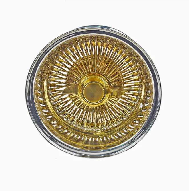 Wholesale Best Seller New 4 Pieces Gold Colored Alloy Wheel Rims for Passenger Cars Multi Spoke Steel Construction