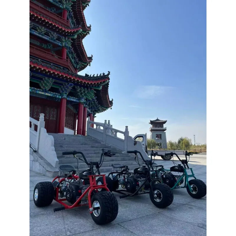 Wholesale 212cc Four-stroke Fuel Oil Off-road Gas-powered Adult Fast Mobility Mini Tricycle Retro Off-road Mini Motorcycle