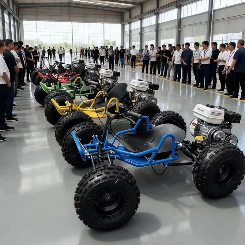 Factory Direct New 212CC Gas Pedal Go Kart All-Terrain Beach Drifting Bike with Four-Stroke Engine Speed for Outdoor Adventures