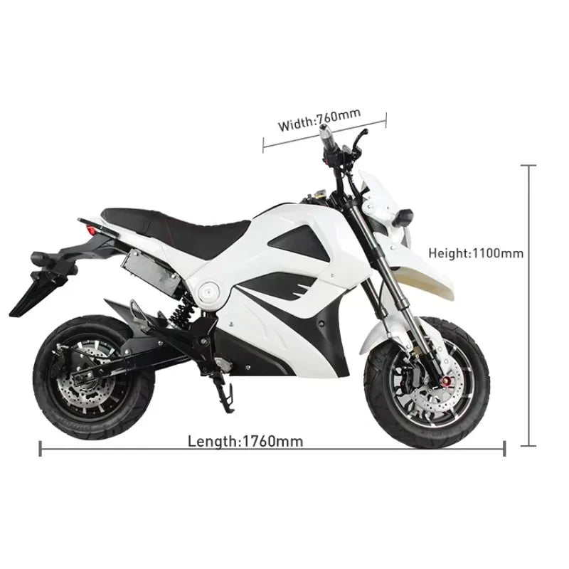Zuimi High-end 2025 EEC Fashionable Street Legal Electric Motorcycle 3000w Racing Electric Motorcycle