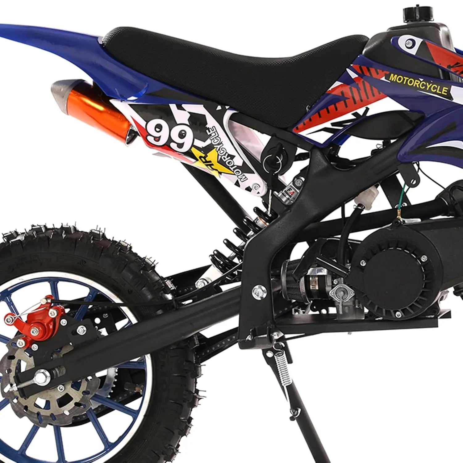 50cc Dirt Bike for Adults & Kids, Mini Bike Gas Powered Off Road Trail Bike with Speeds up to 40 MPH for Uphill and, Customized