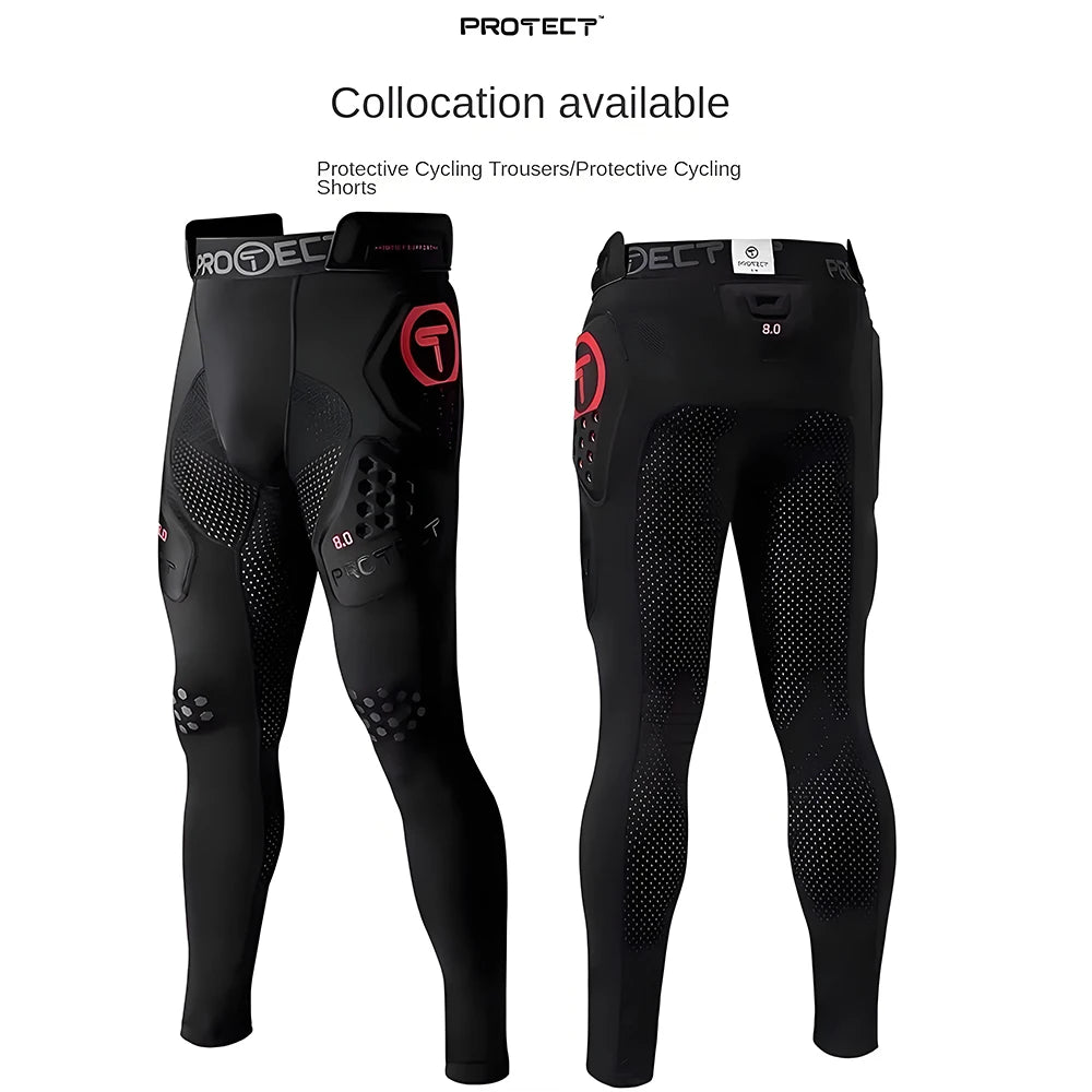 Summer Motorcycle Off-Road Pants Black CE Certified Airflow Ventilation Anti-Scratch Riding Armor Trousers For Men Women