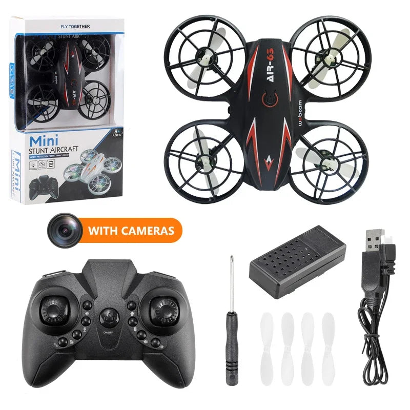 Mini RC Drone Airplane Helicopter UFO Infraed Remote Control Light Aircraft Electronic Model Quadcopter Drone Kids Toys Gift