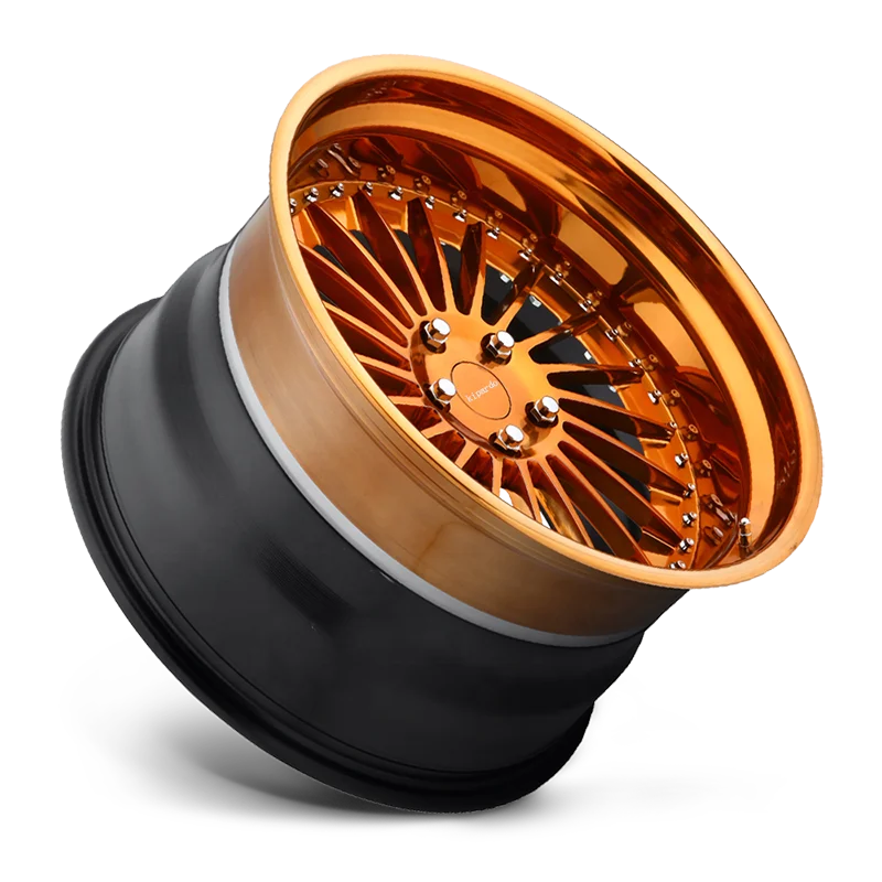 Sunshine Orange Double Black 16 17 18 19 20 21 22 Inch Car 3 Pieces Forged Wheels 5x114.3 5x120 5x130 Rim for 997 Carrera 4 GTS