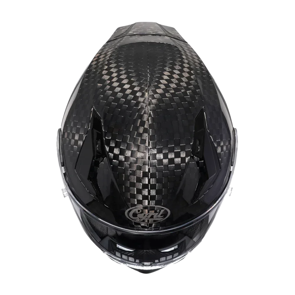 Unisex Lightweight Carbon Fiber Kevlar Full Face Motorcycle Street Bike Helmets Racing Helmet DOT ECE Approved CYRIL Casque Moto