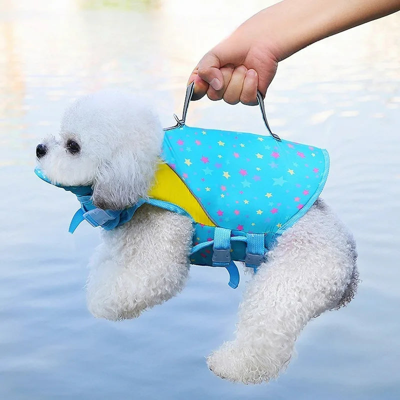 Dogs Swimsuit Summer Pet Clothes Water Play Dog Life Jacket for Small Medium Dogs Teddy Pet Life Vest