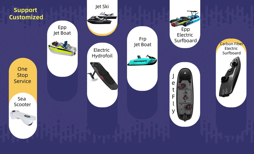 High Quality Customized Mini Electric Wave Jet Boat Personal Water Ski and Surf Jet Boat for Rowing