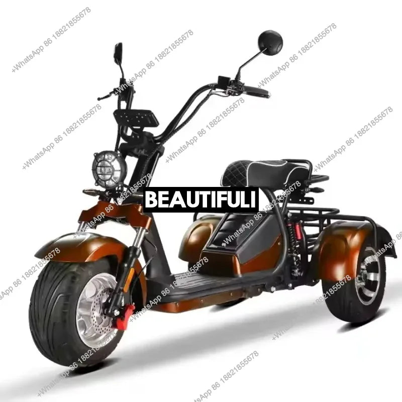Unisex 3-Wheel Electric Tricycle Citycoco EEC Approved Electric Dirt Bike Scooter And Motorcycle 2000w Power
