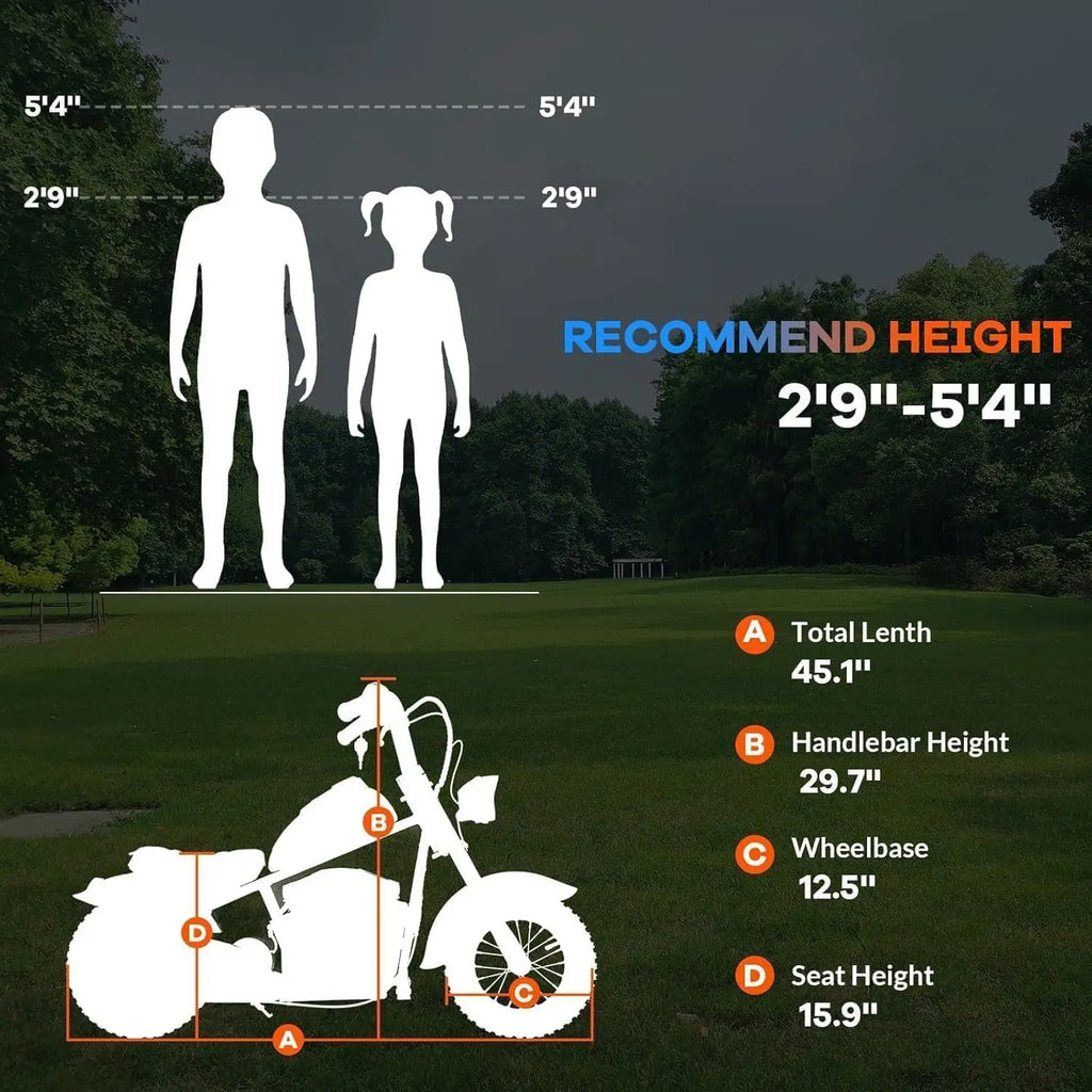 Electric Motorcycle for Kids 24v 250w Electric Dirt Bike with 2 Speed Up to 14 MPH & 60 Minutes Continuous Off-Road Dirt Bike