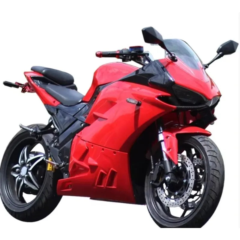 Zuimi JL Model 72V 3000W High-Speed Electric Motorcycle For Adults, 80km/h Retro Cafe Racer Sport Moped With Lithium Battery, St
