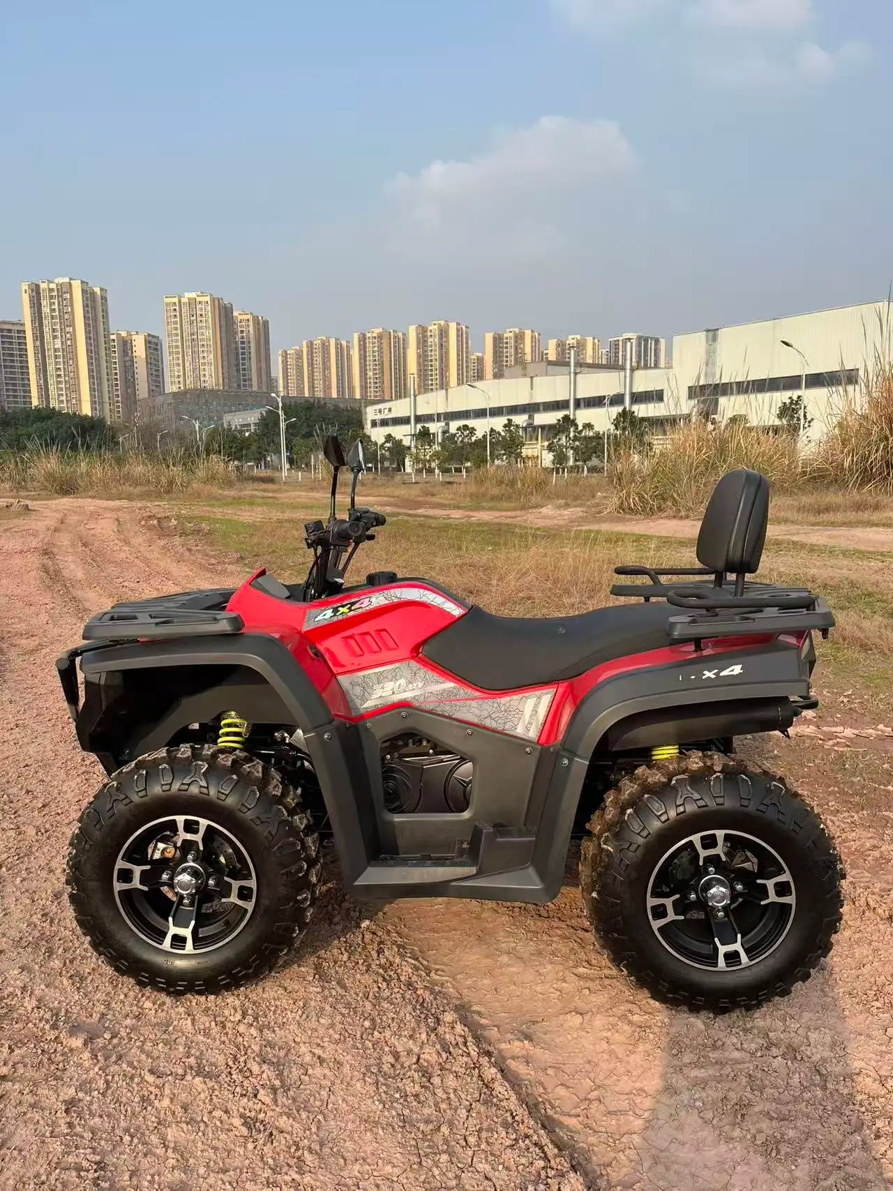 ForJIALING 300cc 4 Stroke Automatic Sport Utility ATV For Adults All-Terrain Quad Bike Outdoor Adventure Hunting Farm Trail Ridi