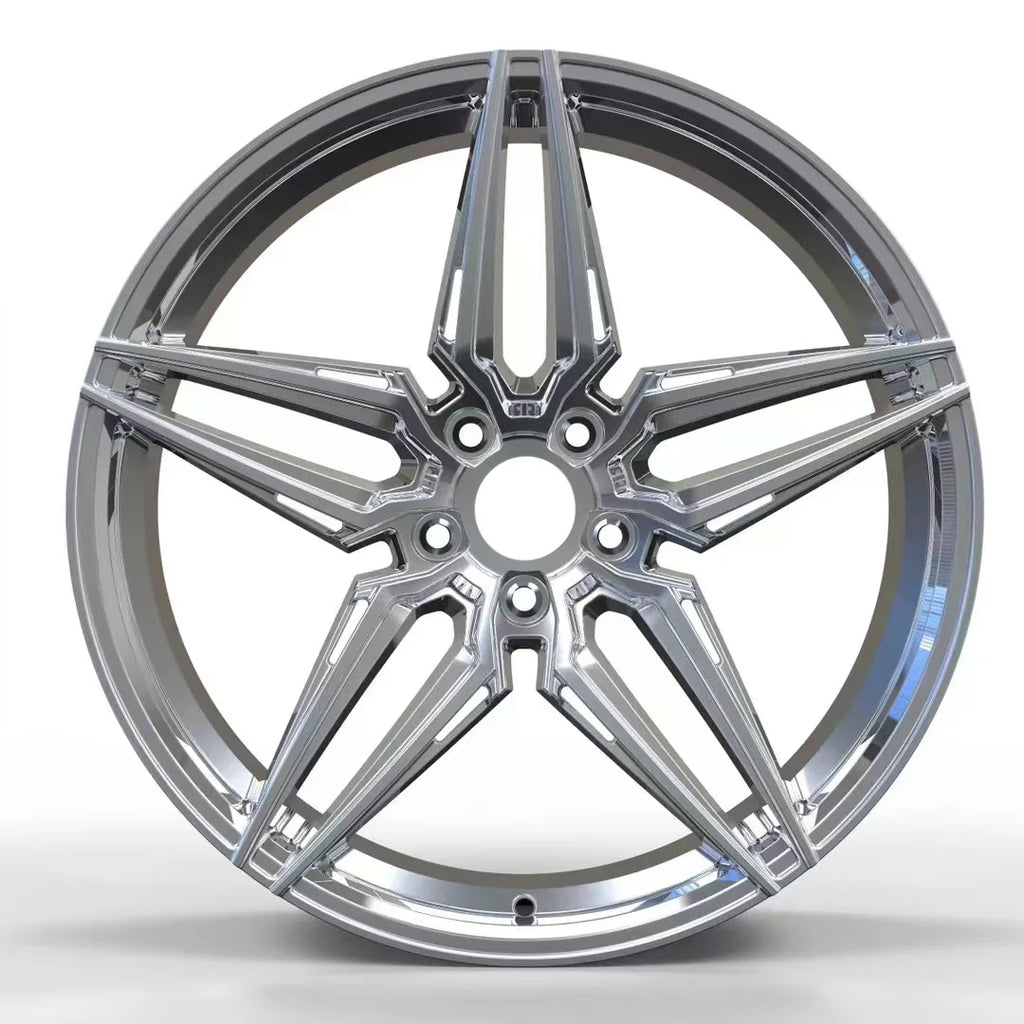 Customized Passenger Car 19X8.5 20*10.5 19 20 21 Inch Polish Wheel Rim Aluminum Alloy Forged Rim for .