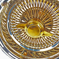 Wholesale Best Seller New 4 Pieces Gold Colored Alloy Wheel Rims for Passenger Cars Multi Spoke Steel Construction