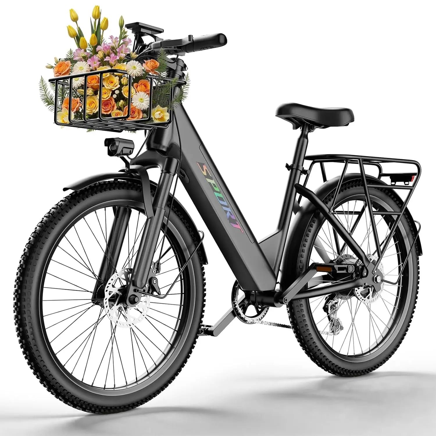 Electric Bike for Adults Teens,1500W Peak Ebike,60Miles 25MPH E Mountain Bike,26" Electric Bicycle with 48V Removable, Custom