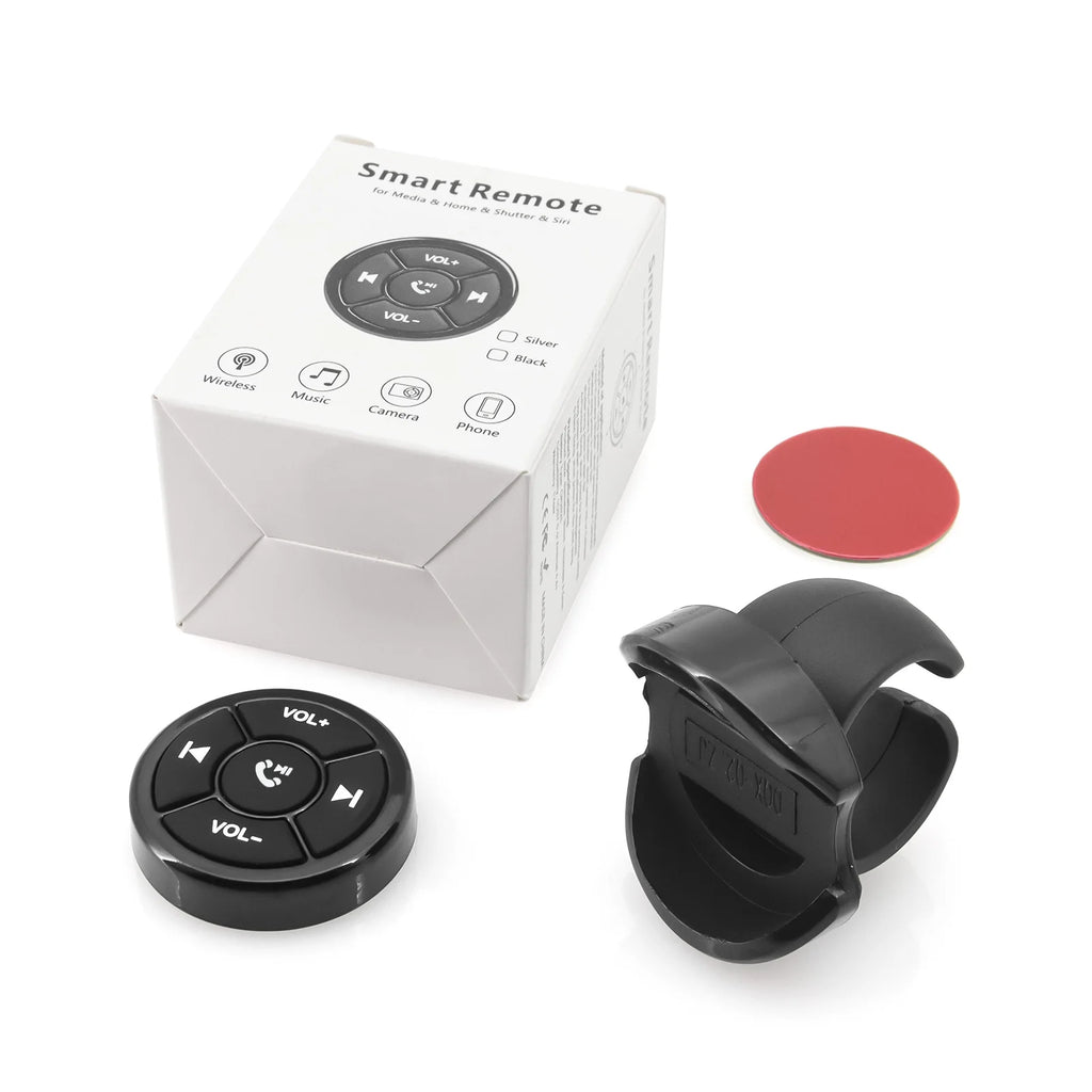 HD Media Wireless Bluetooth-compatible Button Remote Controller Car Motorcycle Bike Steering Wheel Control MP3 Music Play